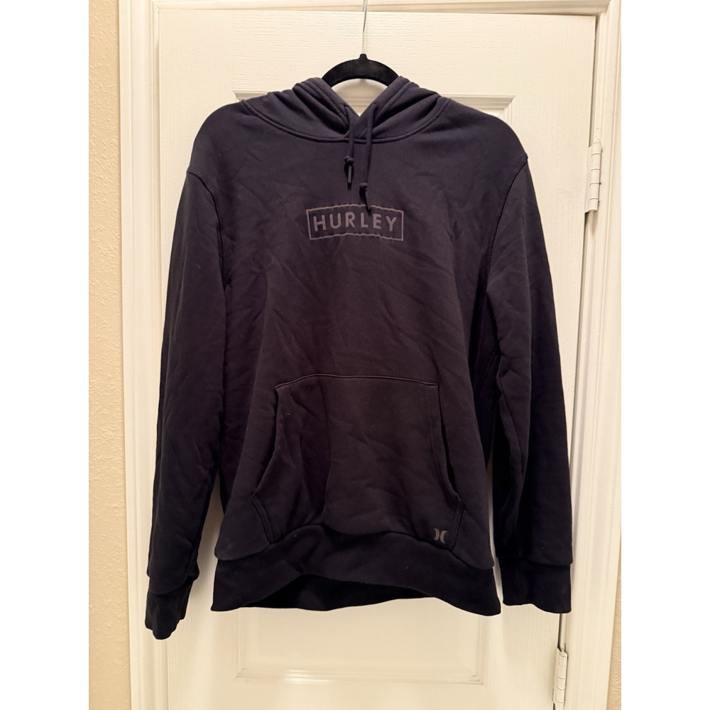 Hurley Men's Medium Hoodie‎ With Reflective Text Sz M